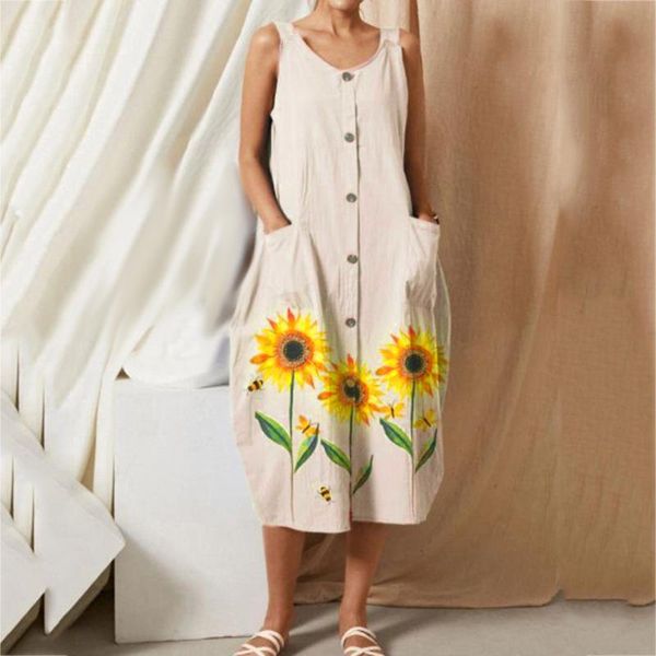 casual dresses vintage women dress summer lady flowers print clothes v-neck sleeveless buttons pocket vestido de mujer robe, Black;gray
casual dresses vintage women dress summer lady flowers print clothes v-neck sleeveless buttons pocket vestido de mujer robe, Black;gray