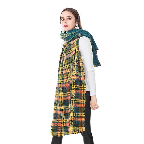 cashmere scarf from europe and america. color matching plaid warm scarf. shawl for autumn winter scarves, Blue;gray
cashmere scarf from europe and america. color matching plaid warm scarf. shawl for autumn winter scarves, Blue;gray