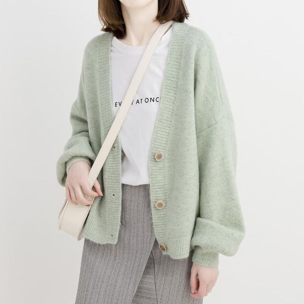 women's knits & tees casual sweaters cardigan women autumn winter v neck single breasted loose sweet green pink long sleeve knitting, White
women's knits & tees casual sweaters cardigan women autumn winter v neck single breasted loose sweet green pink long sleeve knitting, White