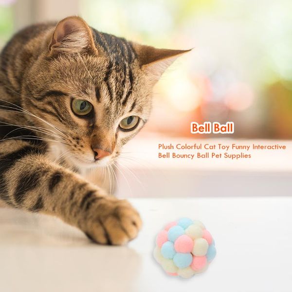 cat toys 3pcs funny pet colorful interactive bouncy ball toy for gifts handmade training chew chasing supplies
cat toys 3pcs funny pet colorful interactive bouncy ball toy for gifts handmade training chew chasing supplies