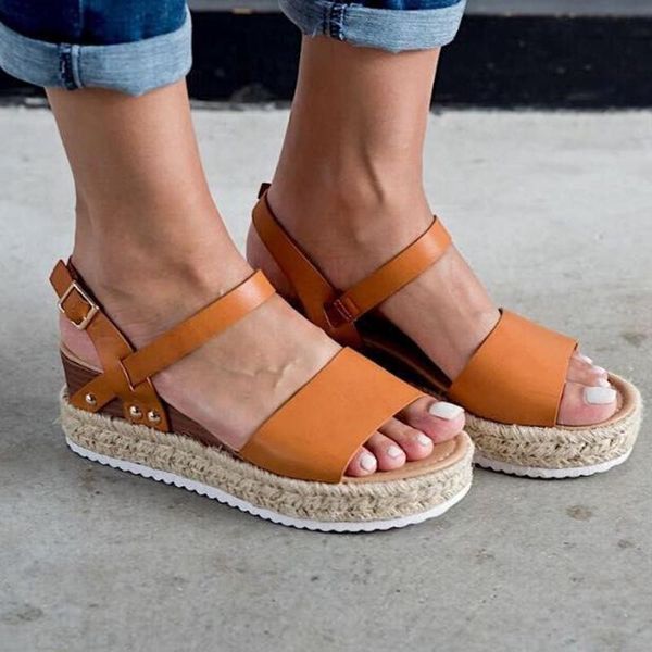 women's simple heeled platform sandals women summer fashion buckle strap wedges retro peep toe sandals#, Black
women's simple heeled platform sandals women summer fashion buckle strap wedges retro peep toe sandals#, Black