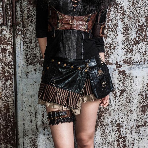 skirts fashion pleated mini skirt metal chains female gothic party women clothing side pocket autumn winter, Black
skirts fashion pleated mini skirt metal chains female gothic party women clothing side pocket autumn winter, Black