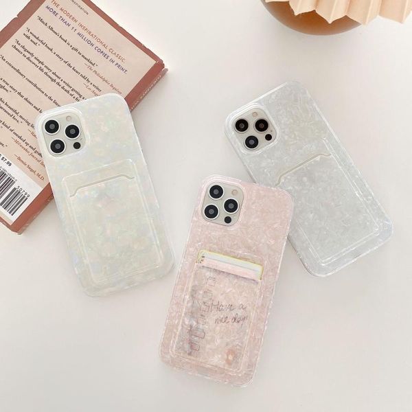 cell phone pouches luxury bling glitter shell pattern card package case for 11 12 pro max x xs xr 7 8 plus se cases soft tpu cover
cell phone pouches luxury bling glitter shell pattern card package case for 11 12 pro max x xs xr 7 8 plus se cases soft tpu cover