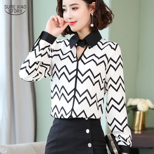 plus size women's long sleeve striped turn-down collar women blouse white black female shirt blusas mujer 5099 50 210417
plus size women's long sleeve striped turn-down collar women blouse white black female shirt blusas mujer 5099 50 210417