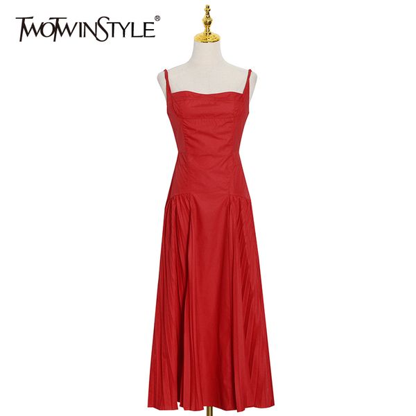 red dress for women square collar sleeveless high waist ruched solid s line dresses female summer clothes 210428, Black;gray
red dress for women square collar sleeveless high waist ruched solid s line dresses female summer clothes 210428, Black;gray