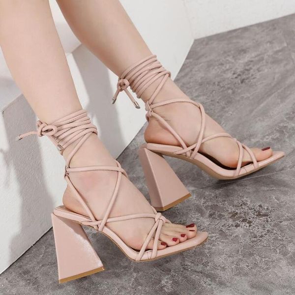sandals women high heels summer shoes square toe roma lace up pumps sandales ladies zapatos mujer, Black
sandals women high heels summer shoes square toe roma lace up pumps sandales ladies zapatos mujer, Black