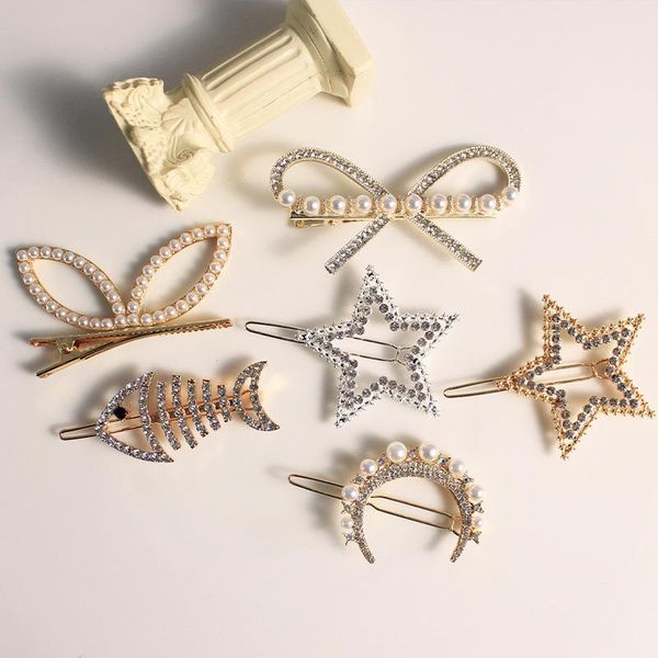hair accessories korean simple pearls metal clips for women girls ears flower star rhinestones hairpin geometric
hair accessories korean simple pearls metal clips for women girls ears flower star rhinestones hairpin geometric