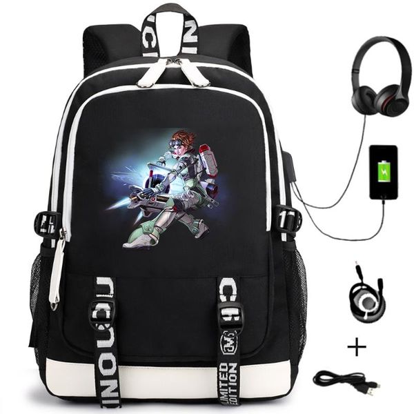 backpack casual apex legends cartoon school bags for teenagers student usb travel lapshoulders zipper bookbag 
backpack casual apex legends cartoon school bags for teenagers student usb travel lapshoulders zipper bookbag