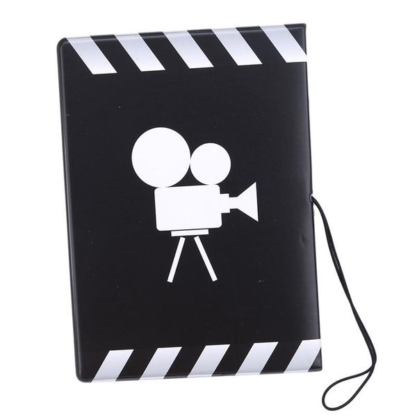 card holders black-and-white film clapper passport covers id bag holder wallets case document, Brown;gray
card holders black-and-white film clapper passport covers id bag holder wallets case document, Brown;gray