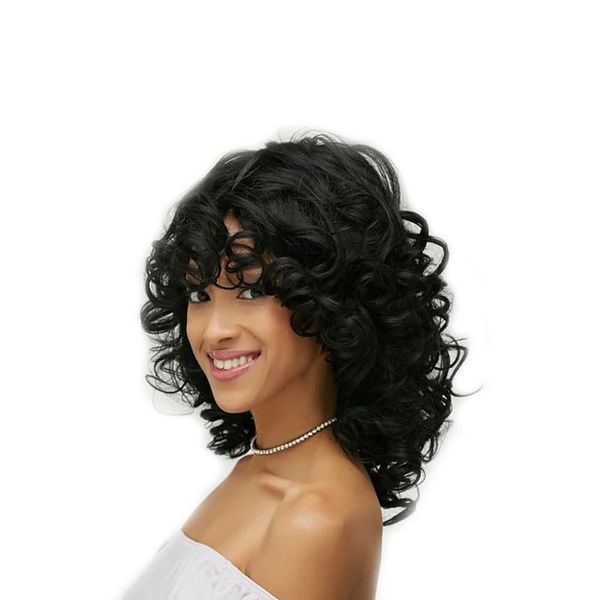 woodfestival short curly synthetic wigs for women heat resistant black wig party cospay
woodfestival short curly synthetic wigs for women heat resistant black wig party cospay