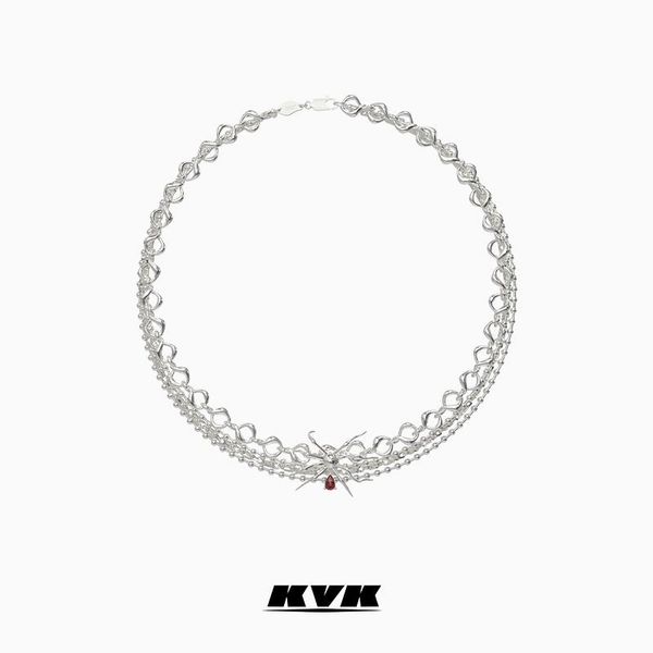 chokers kvk temperament advanced spider form cook necklace light luxury niche design personalized clavicle chain jewelry, Golden;silver
chokers kvk temperament advanced spider form cook necklace light luxury niche design personalized clavicle chain jewelry, Golden;silver