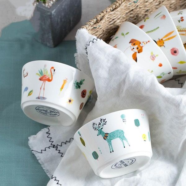 cute ceramic small bowl korean white porcelain fruit salad children rice cartoon tableware animal pattern bowls
cute ceramic small bowl korean white porcelain fruit salad children rice cartoon tableware animal pattern bowls