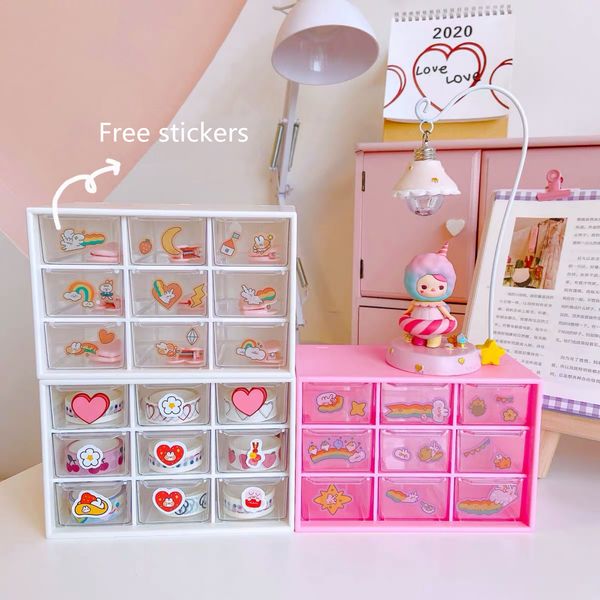 9 grid cosmetic desk organizer box stickers deskjewelry make-up storage case office accessories stationery organizer
9 grid cosmetic desk organizer box stickers deskjewelry make-up storage case office accessories stationery organizer