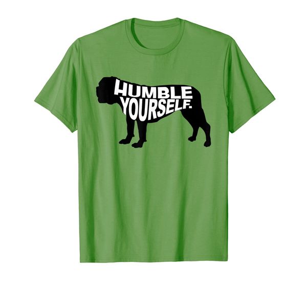humble yourself t-shirt, White;black