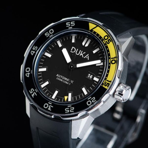 wristwatches 2021 duka wrist watch automatic for men mechanical nh35 ceramics bezel 100m steel diver, Slivery;brown
wristwatches 2021 duka wrist watch automatic for men mechanical nh35 ceramics bezel 100m steel diver, Slivery;brown