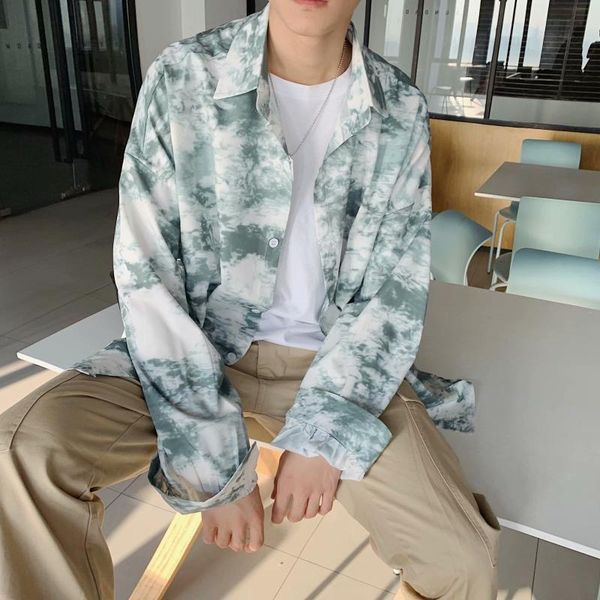 tie-dye men shirts autumn korean-style camouflage baggy long sleeved shirt high street mens fashion clothing trends ins men's casual, White;black
tie-dye men shirts autumn korean-style camouflage baggy long sleeved shirt high street mens fashion clothing trends ins men's casual, White;black