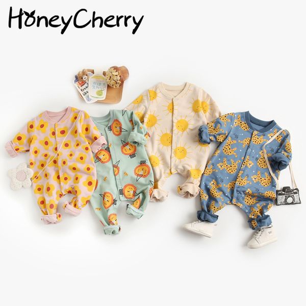 spring and autumn cartoon long-sleeved romper baby climbing clothes born animal 210515, Blue
spring and autumn cartoon long-sleeved romper baby climbing clothes born animal 210515, Blue