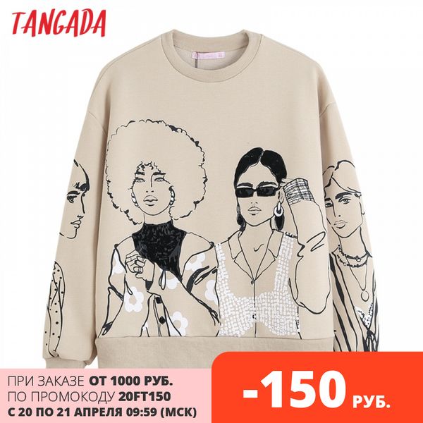 tangada women charater print gray sweatshirts oversize long sleeve o neck loose pullovers female 4h1, Black
tangada women charater print gray sweatshirts oversize long sleeve o neck loose pullovers female 4h1, Black
