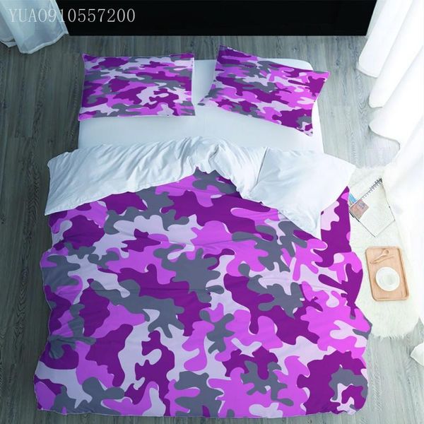 bedding sets fashion 3d set double twin bedspread pink purple camouflage printing duvet cover home decor bed linen
bedding sets fashion 3d set double twin bedspread pink purple camouflage printing duvet cover home decor bed linen