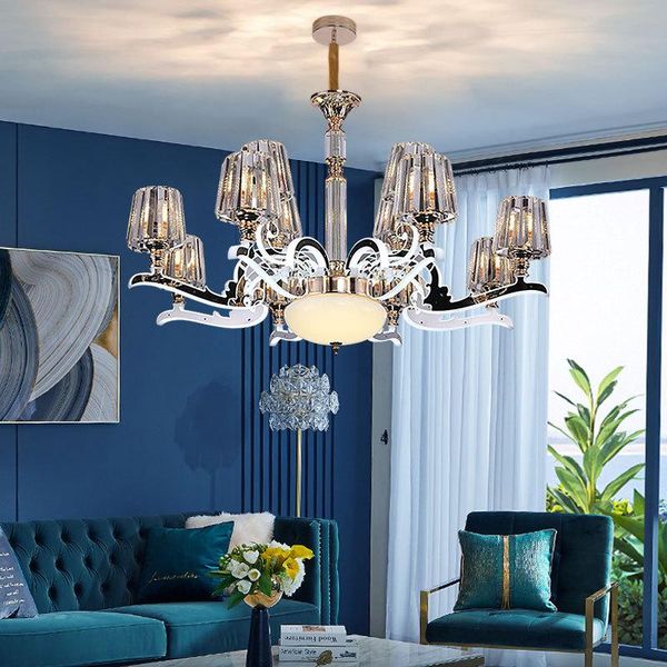 pendant lamps modern iron crystal hanging lamp luminaire suspendu black ventilador de techo luzes teto avizeler
pendant lamps modern iron crystal hanging lamp luminaire suspendu black ventilador de techo luzes teto avizeler