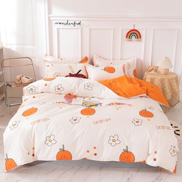 bedding sets duvet cover set 3/4 pieces orange pattern bedclothes include pillowcase bed sheet and oceania comforter cute rural style
bedding sets duvet cover set 3/4 pieces orange pattern bedclothes include pillowcase bed sheet and oceania comforter cute rural style