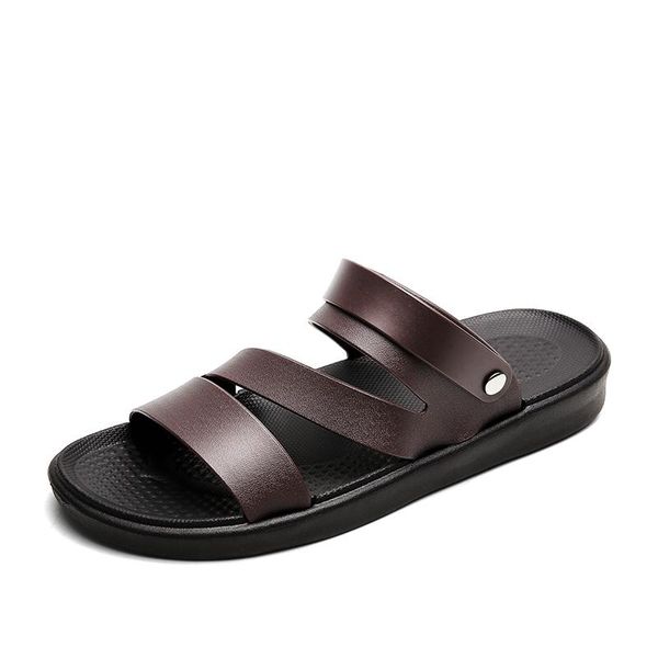 sandals pu solid men summer shoes flated fashion men's outdoor open toe breathable non-slip beach casual, Black
sandals pu solid men summer shoes flated fashion men's outdoor open toe breathable non-slip beach casual, Black
