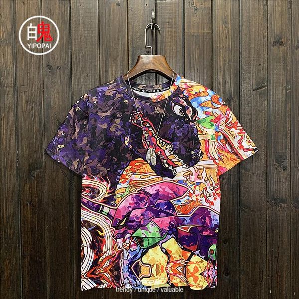 men's t-shirts cartoon godzila 3d printed o-neck t-shirt fashion casual short sleeve knights streetwear harajuku tee, White;black
men's t-shirts cartoon godzila 3d printed o-neck t-shirt fashion casual short sleeve knights streetwear harajuku tee, White;black