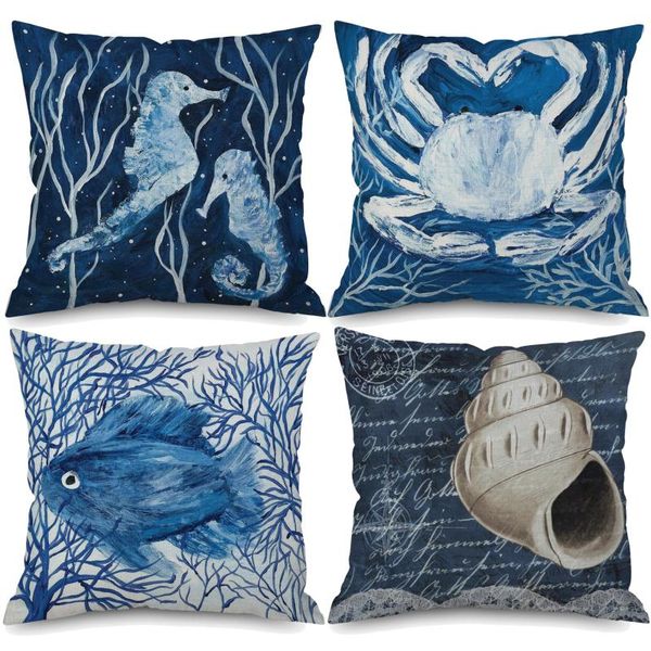 cushion/decorative pillow sea horse crab starfish marine animals cushion covers case beige linen pillowcase 45x45cm sofa decoration
cushion/decorative pillow sea horse crab starfish marine animals cushion covers case beige linen pillowcase 45x45cm sofa decoration