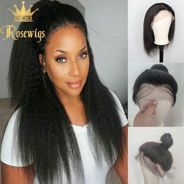 lace wigs 360 glueless frontal wig with baby hair natural hairline yaki straight for black woman 130 150 180 density remy human, Black;brown
lace wigs 360 glueless frontal wig with baby hair natural hairline yaki straight for black woman 130 150 180 density remy human, Black;brown
