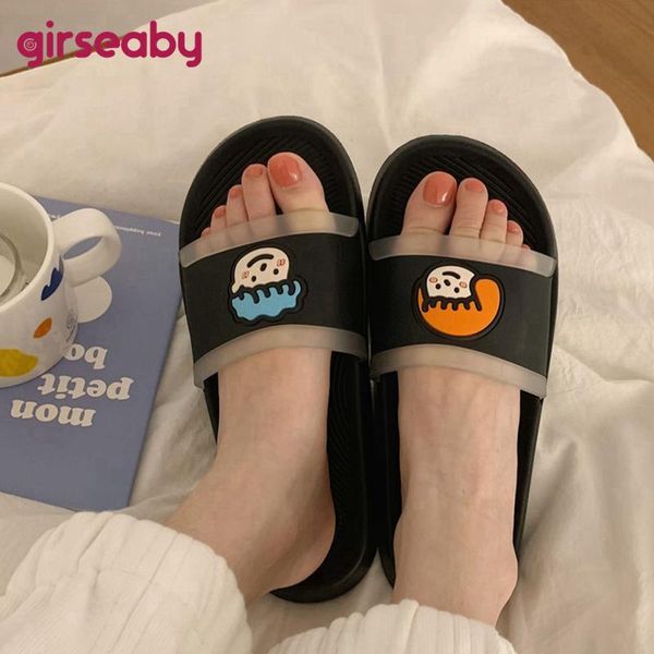 girseaby 2021 women couple slipper open toe cartoon soft comfy cute stylish big size 44 casual indoor bathroom d592 slippers, Black
girseaby 2021 women couple slipper open toe cartoon soft comfy cute stylish big size 44 casual indoor bathroom d592 slippers, Black