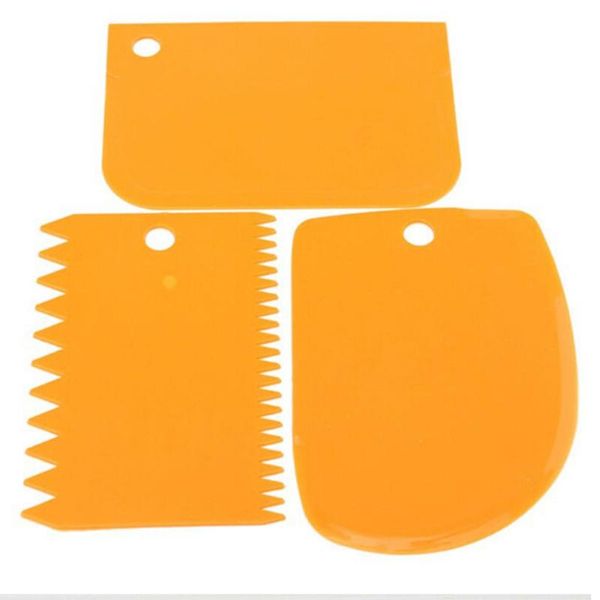 baking & pastry tools 3pcs plastic dough scraper icing fondant spatula cake decorating plain smooth jagged spatulas cutters
baking & pastry tools 3pcs plastic dough scraper icing fondant spatula cake decorating plain smooth jagged spatulas cutters