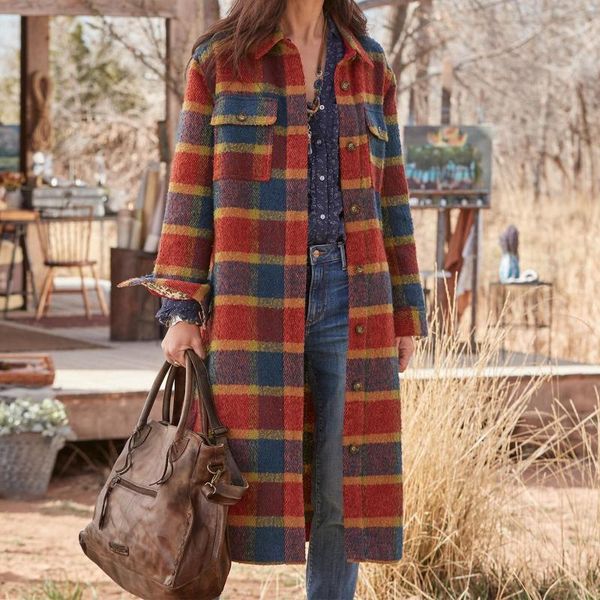 casual dresses women's woolen plaid windbreaker jacket mid-length 2021 autumn and winter wind, Black;gray
casual dresses women's woolen plaid windbreaker jacket mid-length 2021 autumn and winter wind, Black;gray