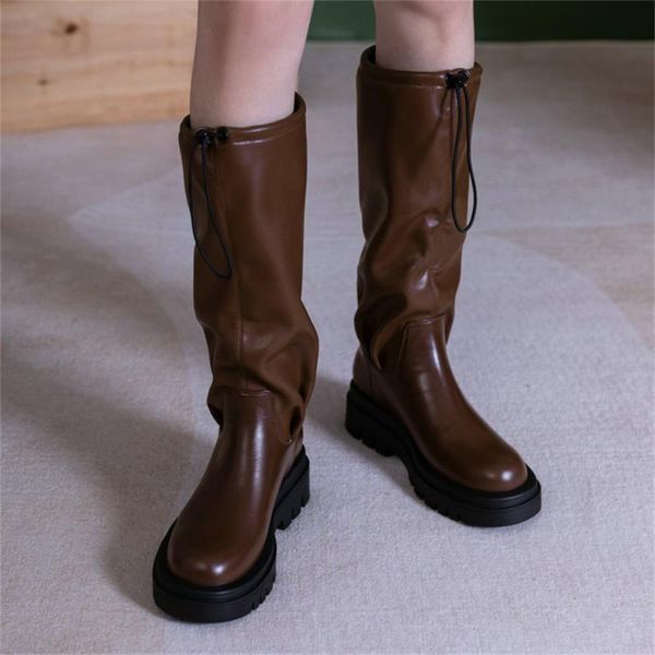 boots brand 2021 female motorcycle comfy platform square heel elastic band solid knee woman shoes, Black
boots brand 2021 female motorcycle comfy platform square heel elastic band solid knee woman shoes, Black