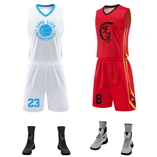 tracksuit sport suit basketball men's breathable vest lettering sportswear training jersey match summer and autumn, Gray
tracksuit sport suit basketball men's breathable vest lettering sportswear training jersey match summer and autumn, Gray