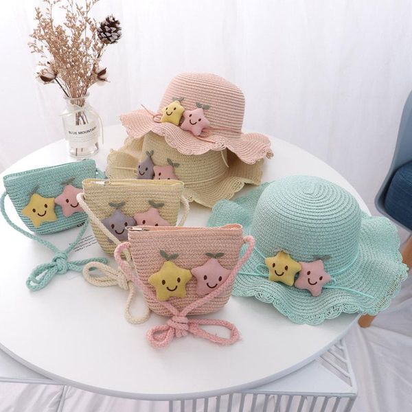 caps & hats cute girls folding straw hat sun + shoulder bag handbag 2pcs sets for summer kid princess star beach party outdoor, Yellow
caps & hats cute girls folding straw hat sun + shoulder bag handbag 2pcs sets for summer kid princess star beach party outdoor, Yellow