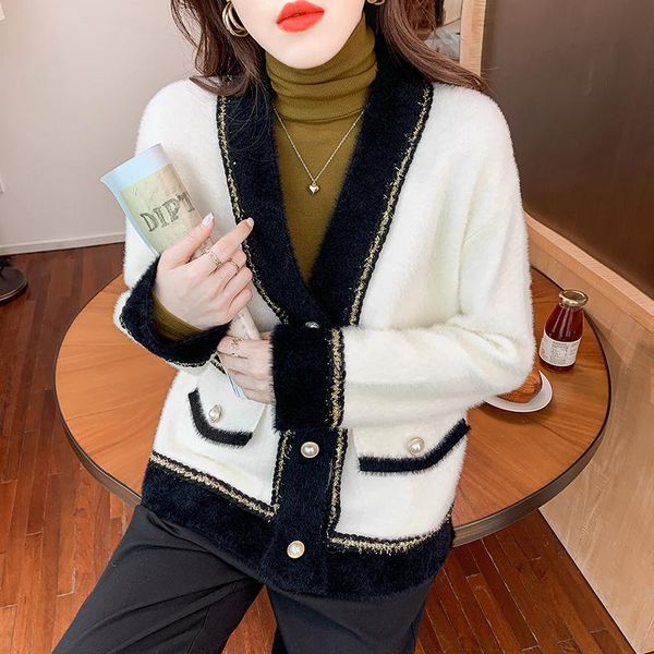 women's wool & blends woolen coat female winter 2021 korean women clothing coats for abrigos mujer invierno, Black
women's wool & blends woolen coat female winter 2021 korean women clothing coats for abrigos mujer invierno, Black