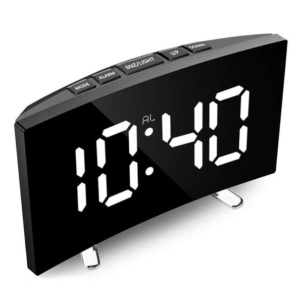 other clocks & accessories 7 inch for kids bedroom curved dimmable mirror clock led screen digital alarm home decors large number table
other clocks & accessories 7 inch for kids bedroom curved dimmable mirror clock led screen digital alarm home decors large number table
