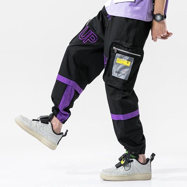 men's pants 2021 cotton vintage color block patchwork cargo harem streetwear harajuku jogger sweatpant trousers hip hop, Black
men's pants 2021 cotton vintage color block patchwork cargo harem streetwear harajuku jogger sweatpant trousers hip hop, Black