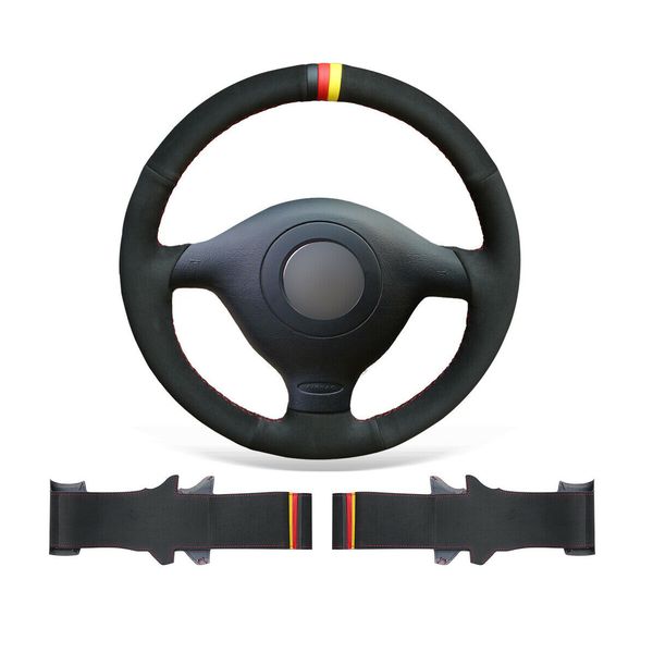 diy custom hand stitched soft black suede steering wheel cover for volkswagen cabrio 2000-2002 / gti 1999-2005
diy custom hand stitched soft black suede steering wheel cover for volkswagen cabrio 2000-2002 / gti 1999-2005