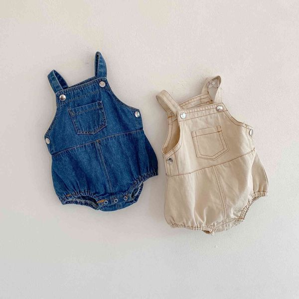 baby romper toddler born solid color denim bodysuit spring/summer sleeveless clothing for 0-24 months 210515, Blue
baby romper toddler born solid color denim bodysuit spring/summer sleeveless clothing for 0-24 months 210515, Blue
