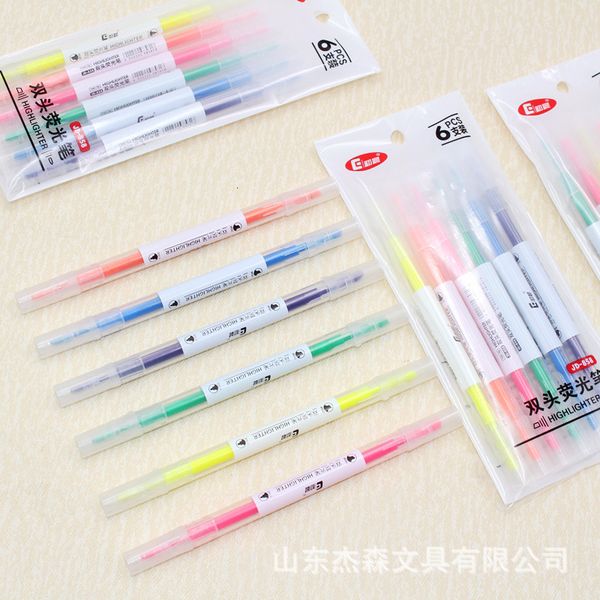 painting pens chuchen 858 double 6-color set key marking slant head orcent student color pen, Black;red
painting pens chuchen 858 double 6-color set key marking slant head orcent student color pen, Black;red