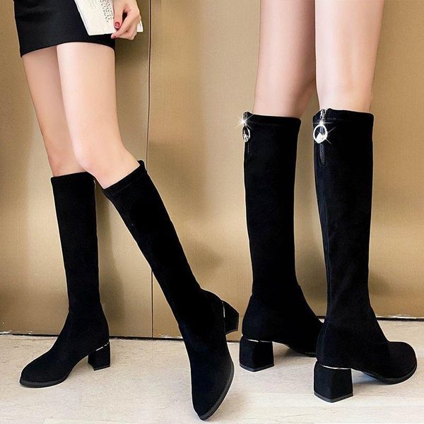 boots zipper women shoes round toe winter footwear thigh high heels rubber autumn med over-the-knee c3ow, Black
boots zipper women shoes round toe winter footwear thigh high heels rubber autumn med over-the-knee c3ow, Black