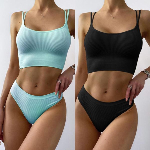 women's swimwear women swimsuit 2 pieces high waist bikinis set push up bra without bones plus size bañadores mujer 2021, White;black
women's swimwear women swimsuit 2 pieces high waist bikinis set push up bra without bones plus size bañadores mujer 2021, White;black