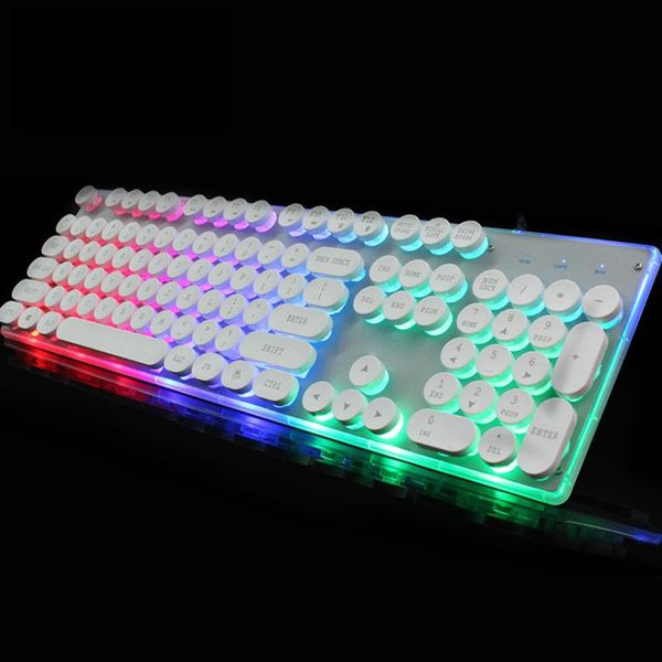 keyboard mouse combos wired usb and set mechanical handle rainbow luminous punk crystal round hat
keyboard mouse combos wired usb and set mechanical handle rainbow luminous punk crystal round hat