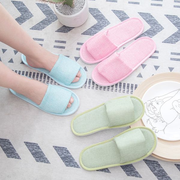 disposable slippers household hospitality summer waterproof cotton linen breathable five-star el gut house inn thickening
disposable slippers household hospitality summer waterproof cotton linen breathable five-star el gut house inn thickening