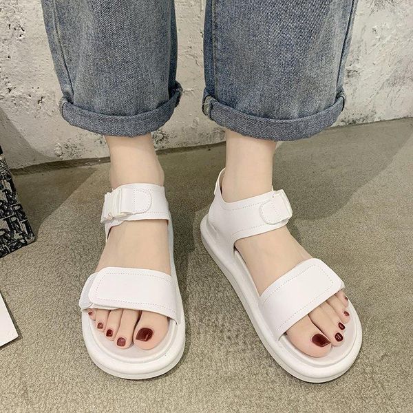 woman designers leather buckle strap ulzzang fashion flat sandal ladies 2021 women chunky sandals summer platform casual shoes, Black
woman designers leather buckle strap ulzzang fashion flat sandal ladies 2021 women chunky sandals summer platform casual shoes, Black