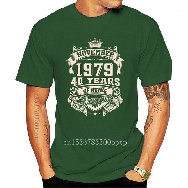 men's t-shirts in november 1979 40th birthday gift t shirt cotton authentic summer style over size s-5xl letter designing, White;black
men's t-shirts in november 1979 40th birthday gift t shirt cotton authentic summer style over size s-5xl letter designing, White;black