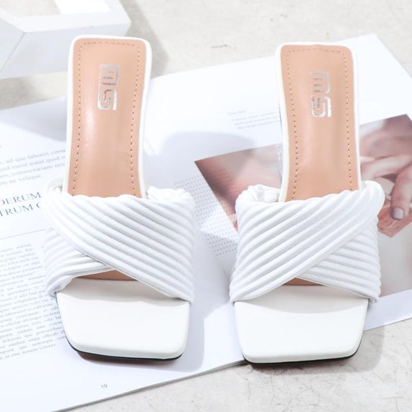 slippers 2021 fairy temperament folds with crystal high heels, party large size sandals and, Black
slippers 2021 fairy temperament folds with crystal high heels, party large size sandals and, Black