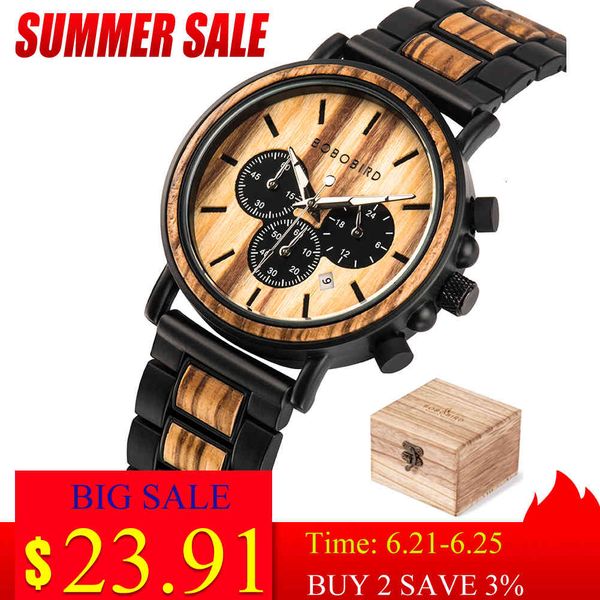watches bobo bird wooden watch men erkek kol saati luxury stylish timepieces chronograph military quartz in gift box, Slivery;brown
watches bobo bird wooden watch men erkek kol saati luxury stylish timepieces chronograph military quartz in gift box, Slivery;brown