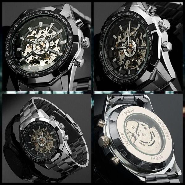 wristwatches forsining full steel waterproof watches for men wrist luxury automatic mechanical man watch relogio masculino, Slivery;brown
wristwatches forsining full steel waterproof watches for men wrist luxury automatic mechanical man watch relogio masculino, Slivery;brown